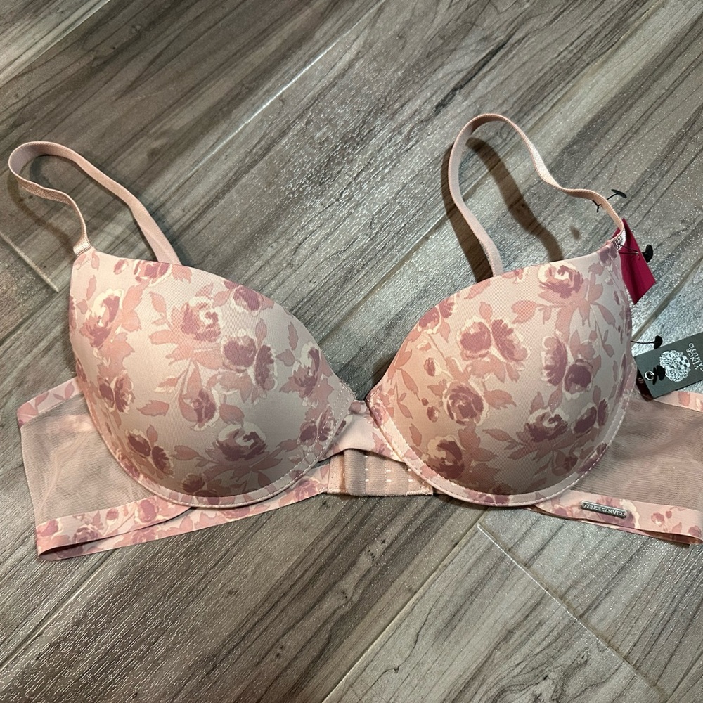 Vince Camuto Pink Floral Bra